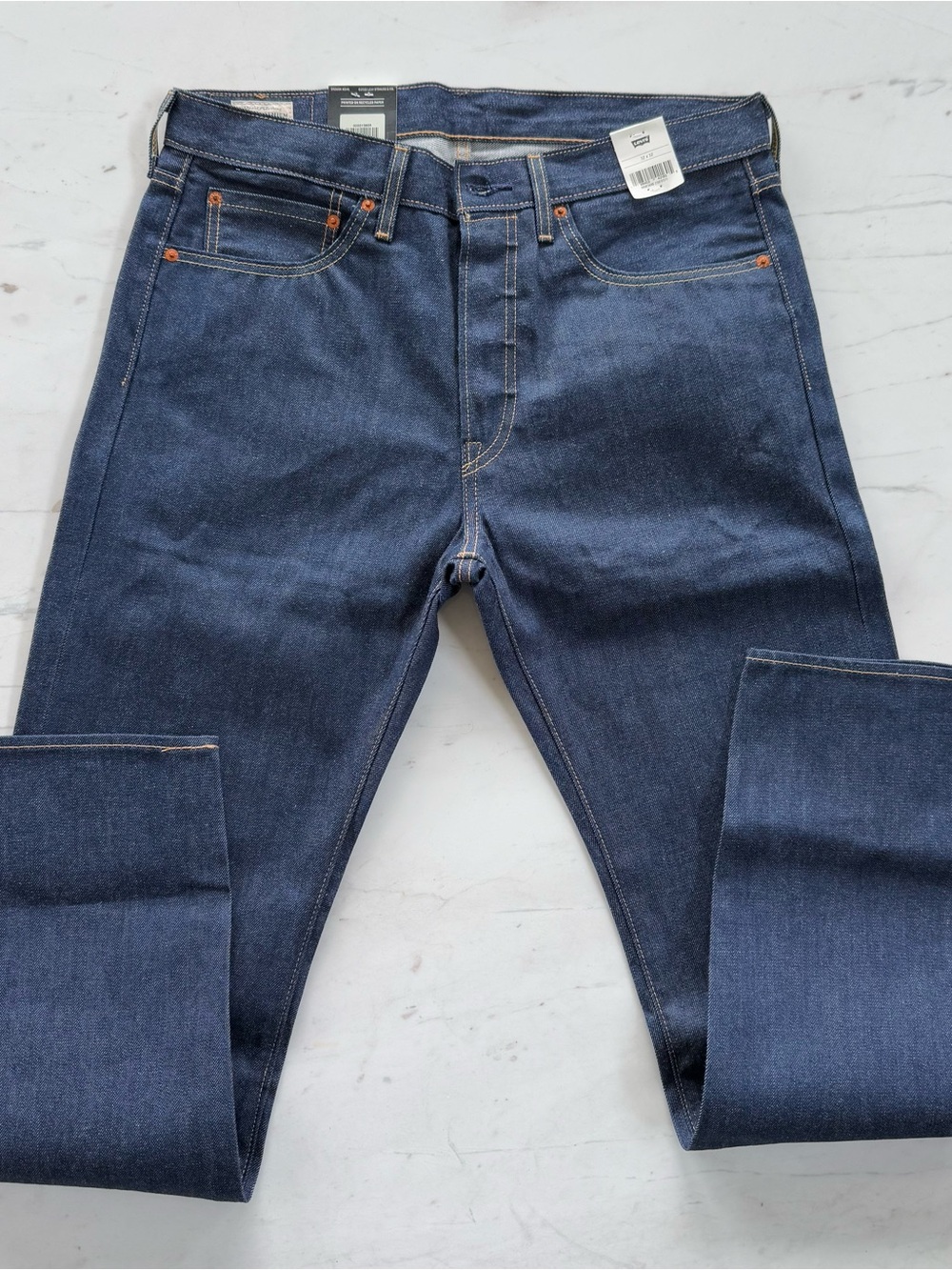 New LEVI’S Premium 501 Button Your Fly Original 32x32 men’s - Picture 10 of 16
